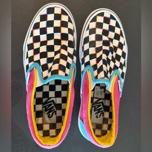 Vans Multicolor Checkered Slip-On Sneakers